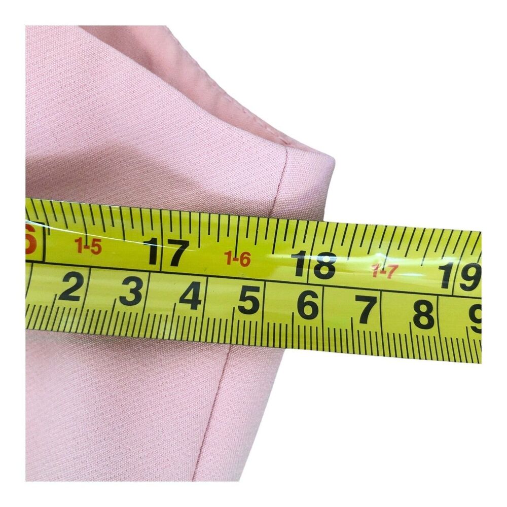 Eliza J‎ Sleeveless Pink Cross Bodice Cascading Ruffle Maxi Gown w/Split Size 12 - Picture 12 of 16
